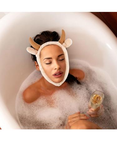 FRCOLOR 2 Pcs Milk Cow Animal Ear Spa Headband for Makeup & Skincare - Buy Online on GoSupps.com