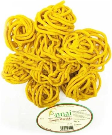 Annai SNACKS | Temple Murukku | Indian Spicy Snacks | Ready To Eat | Classic Snacks | Savory Snacks 160G (Pack of 2) - Buy Online on GoSupps.com