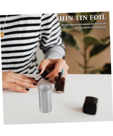 Ipetboom Feuilles D'aluminium Dissolvant pour Ongles en Gel 2 Rouleaux 3 M tres Fines R sistantes pour Vernis Semi-permanent Femmes Manucure et P dicure - Buy Online on GoSupps.com