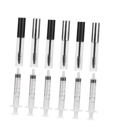 Beatifufu 12pcs Mascara Tube Eyelash Wand Eyelash Cream Tube Eyelashes Kit Lengthening Mascara Clear Plastic