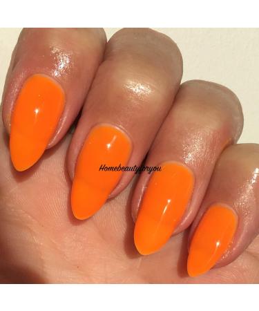 Bluesky Neon Bright Vibrant Orange Nail Gel Polish NEON 29 UV LED Soak Off 10ml - Buy Online on GoSupps.com
