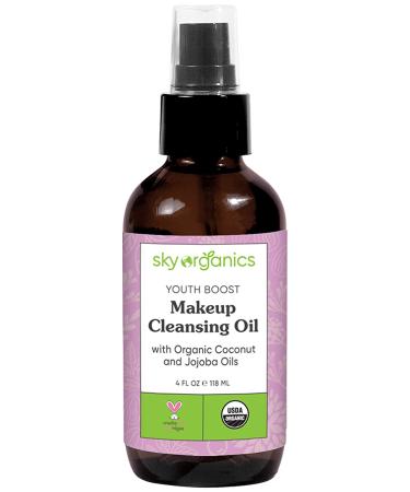 Sky Organics Youth Boost Cleansing Oil 4 fl oz â€“ Hydrating Makeup Remover - Buy Online on GoSupps.com