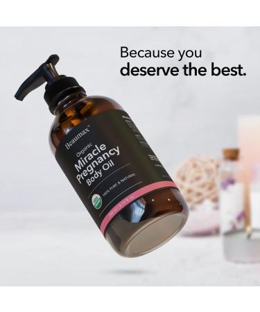 Miracle Pregnancy Body Oil - USDA Organic | Nourishing 240ml/8.12 fl.oz for Expecting Moms - Buy Online on GoSupps.com