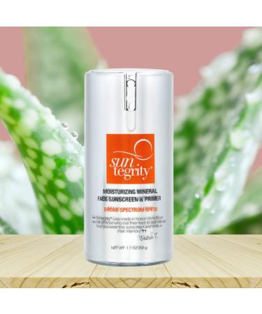 Buy Suntegrity Moisturizing Mineral Face Sunscreen & Primer SPF 30 Natural Protection International Shipping - Buy Online on GoSupps.com