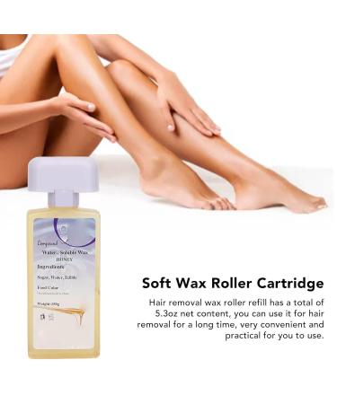 Portable Hair Removal Roll-On Wax Refill Pack | Safe Professional Soft Wax Cartridge for Whole Body (Honey) - Ideal for International Shipping - Buy Online on GoSupps.com