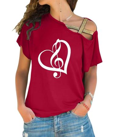 Caixunkun Women's Fashion Casual O-Neck Red Sweatshirt - Short Arm Printed Top & Hooded Sweater - Buy Online on GoSupps.com