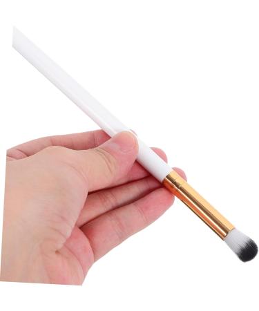 FOMIYES 50 Pcs Makeup Brush Makeup Eyeshadow Brush Eye Shadow Brush for Makeup White Wooden Handle 17.50X1.00X1.00CMx5pcs Whitex5pcs - Buy Online on GoSupps.com