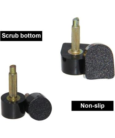 LinaLife 40pcs Black High Heel Shoe Repair Tips Set | 5 Sizes (8mm - 12mm) | Steel Pin | Replacement Dowel Lifts - Buy Online on GoSupps.com
