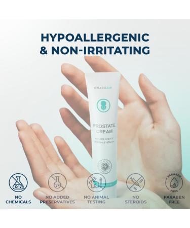 MediLisk Prostate Relief Cream Natural Ingredients Hypoallergenic Paraben-Free Suitable for All Skin Types 0.7 oz - Buy Online on GoSupps.com