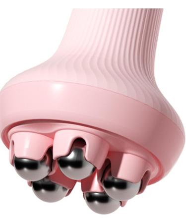 Muscle-Clamping Body Massage Brush - Relax Tired Muscles Tone Abs & Enhance Skin | Multifunctional Pink Brush for Legs Stomach Waist - Buy Online on GoSupps.com