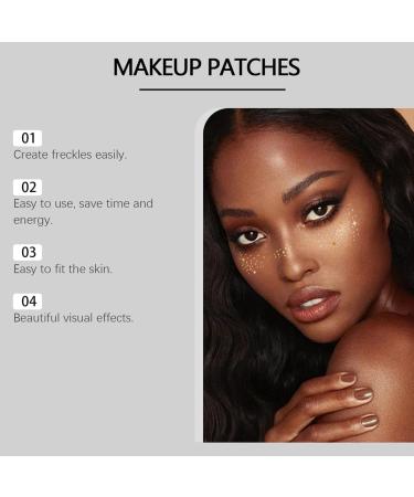  Samuliy Waterproof glitter face patches - Waterproof patches - Sparkling patches - For concerts masquerades music festivals parties - Buy Online on GoSupps.com