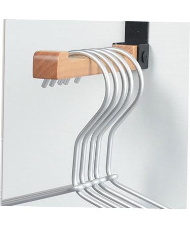CIYODO Door Hook Closet Hooks for Wall Vinyl Siding Hooks Cement Over Door Towel Rack Solid Wood Towel Hook 17.5X16CM Black - Buy Online on GoSupps.com
