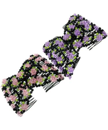 FRCOLOR Rhinestone Headpiece hair flower rhinestone hair hair slide clip bridal headpieces for bridal hair rhinestone barrettes rhinestones Rhinestone Hair Clip - Buy Online on GoSupps.com