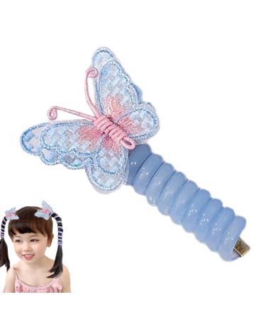 Telephone Wire Hair Bands Girls | Stylish Hair Tie Set Teens | Colorful Hair Bands Girls | Designed for Girls Kids and Teens Providing Practical and Fashionable Options for Ponytails and Hairstyles Blue
