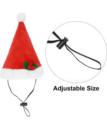 3 PCS - Cat Santa Hat with Jingle Bells Collar & Bow Tie Christmas Costume Set - Adjustable Xmas Outfit for Pets - Buy Online on GoSupps.com
