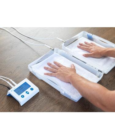 Dermadry Total - Iontophoresis Device to Treat Hyperhidrosis for Home Use Excessive Sweating Treatment Cost-Effective Sweat Treatment for Hands Feet and Underarms - Buy Online on GoSupps.com
