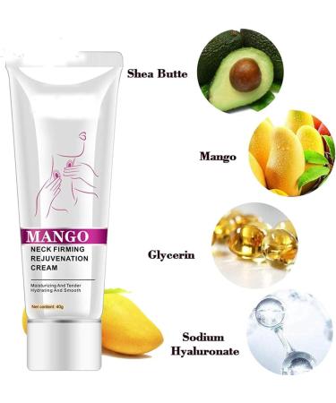 Mango Firming Neck Cream Anti Wrinkle Neck Cream Firming and Rejuvenating Neck Cream Best Anti Wrinkle Neck Cream for Deep Wrinkles Neck Cream - Buy Online on GoSupps.com