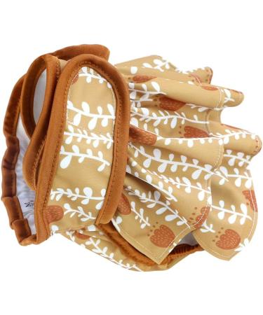 Hisprout Reusable Skirt Diaper for Female Dogs - Washable & Durable Puppy Diapers (Size S Brown Flower) | International Shipping Available - Buy Online on GoSupps.com