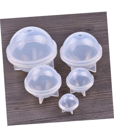 STOBOK 2pcs Silicone Molds for Resin Casting Ice Mold Mini Round Mold Coaster Molds Lamp Shades Silicone Jewelry Mold Epoxy Sphere Mold Resin Casting Molds Resin Mold Manual Ball White 4CM - Buy Online on GoSupps.com