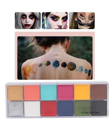 12 Colors Waterproof Body Paint - Sweatproof Makeup for Halloween & Parties | DIY Face & Graffiti Art - Buy Online on GoSupps.com