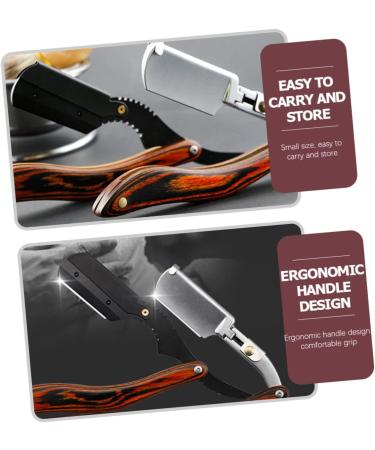 Didiseaon Manual Shaver - Professional Facial Spatula & Body Shavers for Men | Stainless Steel Razor with Shave Catcher - Buy Online on GoSupps.com