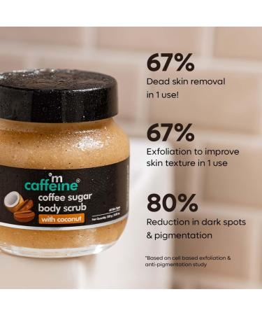  mCaffeine Coffee Sugar Body Scrub with Coconut - Buy Online on GoSupps.com