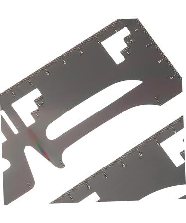 POPETPOP 4 Pcs Eyebrow Ruler Makeup Supplies Brow Stencil Ruler Eyebrow Makeup Tools Eyebrow Trimming Sticker 1 count (Pack of 1) As Shownx2pcs - Buy Online on GoSupps.com