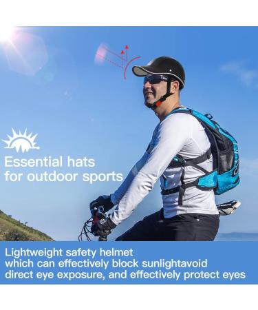 Adjustable Bike Helmet for Men and Women - Cycling Safety Helmet with Sunshade, Lightweight ABS Leather - Includes Reflective Stickers and Ice Arm Sleeves - Buy Online on GoSupps.com