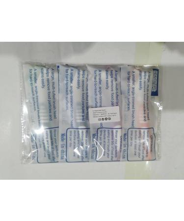 4-Piece Toothbrush Set for Prostheses Care | Soft Bristles Double-Headed Brushes for Cleaning Artificial Teeth - Buy Online on GoSupps.com