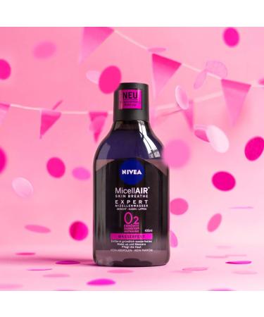 Nivea Micellair Skin Breathe Expert Micelle Water Waterproof 2-Pack (2 x 400 ml) - Cleans Waterproof Makeup & Boosts Skin Oxygen Absorption - Buy Online on GoSupps.com