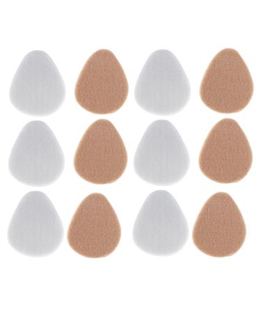 NOLITOY 6 Pairs Thickened Half Size Pad High Heel Cushions High Heel Front Cushion Metatarsal Pads High-Heel Half Sole Forefoot Cushion Pad Boot Heels High Heels Half Pad Women's Felt Assorted Color 7x6cm