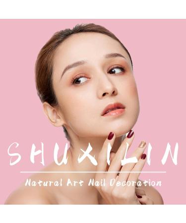 24Pcs Hibiscus Flowers Press On Nails - Medium Square Fake Nails with Black French Tips & Glossy Nude Pink - Full Cover Nail Decor for Women & Manicure - Buy Online on GoSupps.com