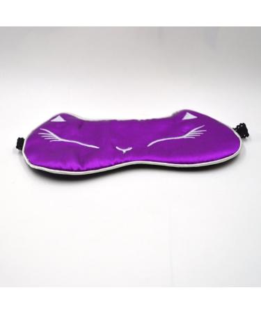 Sun Kea Silk Cat Eye Mask - Purple Sleep Blindfold for Women and Girls - Buy Online on GoSupps.com