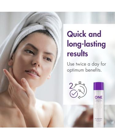 One Truth Anti-Aging Serum - Reverse Aging Brighten Skin Reduce Redness & Pigmentation | Telomerase Activating Gel for Face & Neck - Buy Online on GoSupps.com
