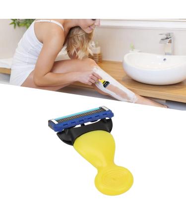 Natudeco Razor Epilator - 45 Rotatable Manual Razor for Face & Travel | Multi-Layer Design Compact & Practical - Yellow - Buy Online on GoSupps.com