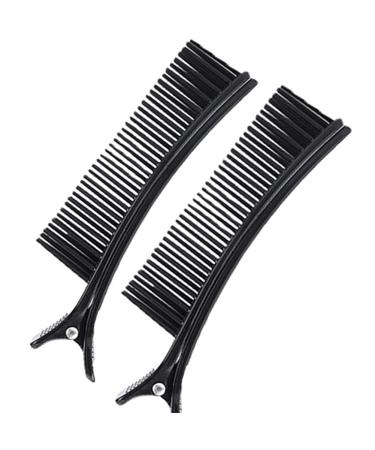 2Pcs Black Hair Styling Clips - Salon Sectioning Hairpins for Hairdressing - Buy Online on GoSupps.com