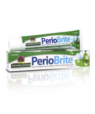 Nature's Answer Periobrite Toothpaste  4 Ounce | Whitens Teeth | Freshens Breath | Removes Plaque | Minimizes Dry Mouth - Buy Online on GoSupps.com