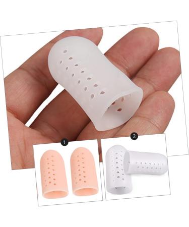 Lurrose Silicone Gel Toe Separators & Protectors - 6 Pairs | Toe Sleeves for Ingrown Toes & Corns | Assorted Colors - 4.3x1.7cm - Buy Online on GoSupps.com
