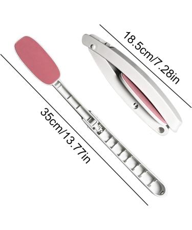 Back Lotion Applicator Back Cream Applicator Stainless Steel Long Handle Lotion Applicator Sunscreen Applicator Back Moisturizer Applicator for Elderly Women Men Pink - Buy Online on GoSupps.com