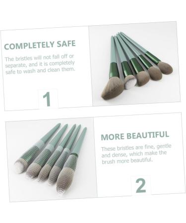 Angoily 1set Makeup Brush Set Makeup Brush for Makeup Green Concealer Green Powder Loose Powder Eyeshadow Brush Kit Highlight Brush Beauty Artificial Fiber Portable Blush Miss - Buy Online on GoSupps.com