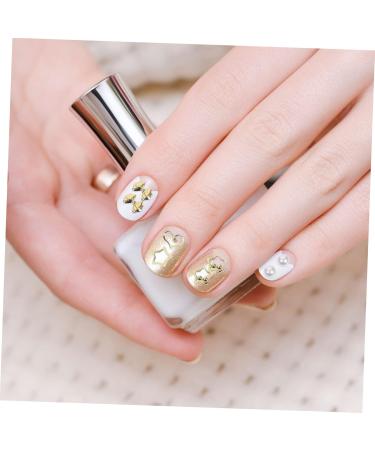 Buy Healeved Hollow Out Nail Decoration - Pearl Trim Nail Art Accessories for Stunning Manicure Embellishments - International Shipping Available - Buy Online on GoSupps.com