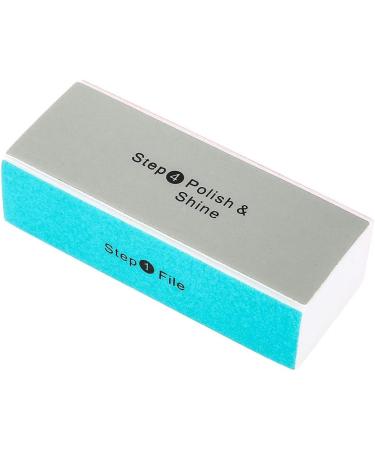 Nail Files Powder Brush Set Buffing Grit UV Gel Polish Tools with Sponge Block for Professional or Home Use - Buy Online on GoSupps.com