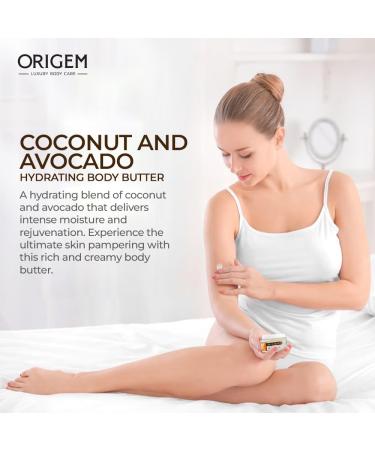 ORIGEM Body Butter 8 Oz + Keragen Keratin Hair Treatment 32 Oz Hydration & Smoothing Set for Dry Skin and Frizzy Hair Argan Avocado & Keratin Blend Sulfate-Free - Buy Online on GoSupps.com
