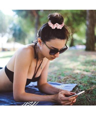 Buy Cotting Rubber Scrunch - 18 Pastel Hair Scrunchies & Accessories for Girls & Women - Perfect Hair Ties & Elastic Bands for Ponytails - Buy Online on GoSupps.com