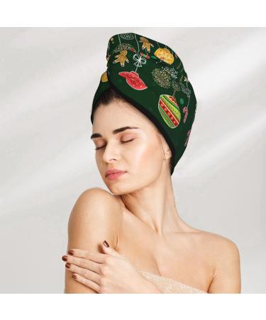 Hair Towel Wrap - Quick Drying Turban with Button | Perfect Holiday Gift for Faster Hair Drying - Buy Online on GoSupps.com
