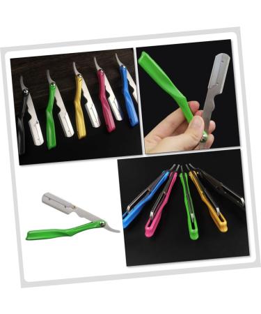 Minkissy Stainless Steel Eyebrow Trimmer - Manual Razor Tool Set (3 Pieces) - Precision Shaving for Men - 22.2x13.2cm - Buy Online on GoSupps.com