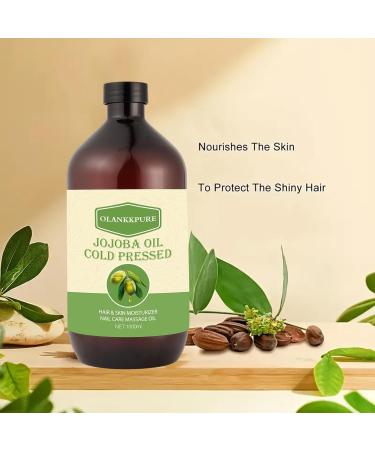 32 fl oz 100 Pure Jojoba Carrier Oil Unrefined Hexane Free Cold Pressed for Skin Face Hair Nails & Massage - Buy Online on GoSupps.com