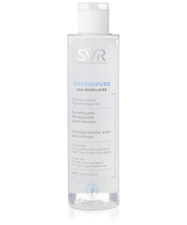 SVR - Physiopure Eau Micellaire - Nettoyant d maquillant puret douceur - Pour peaux sensibles (visage yeux l vres) - Magn sium oxyg nant complexe hydratant - 200 ml
