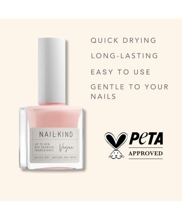 NAILKIND Pillow Talk Baby Pink Nail Polish - Vegan & Cruelty-Free - Long-Lasting Lacquer - 8ml - Buy Online on GoSupps.com