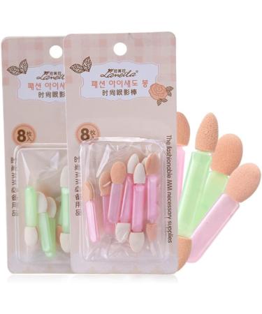 8pcs Sponge Eyeshadow Stick Sponge Applicator Eyeshadow Accessories Eye Shadow Eye Shadow Stick Double Head Beauty Device Eyeshadow Sponge Eyeshadow Brush - Buy Online on GoSupps.com
